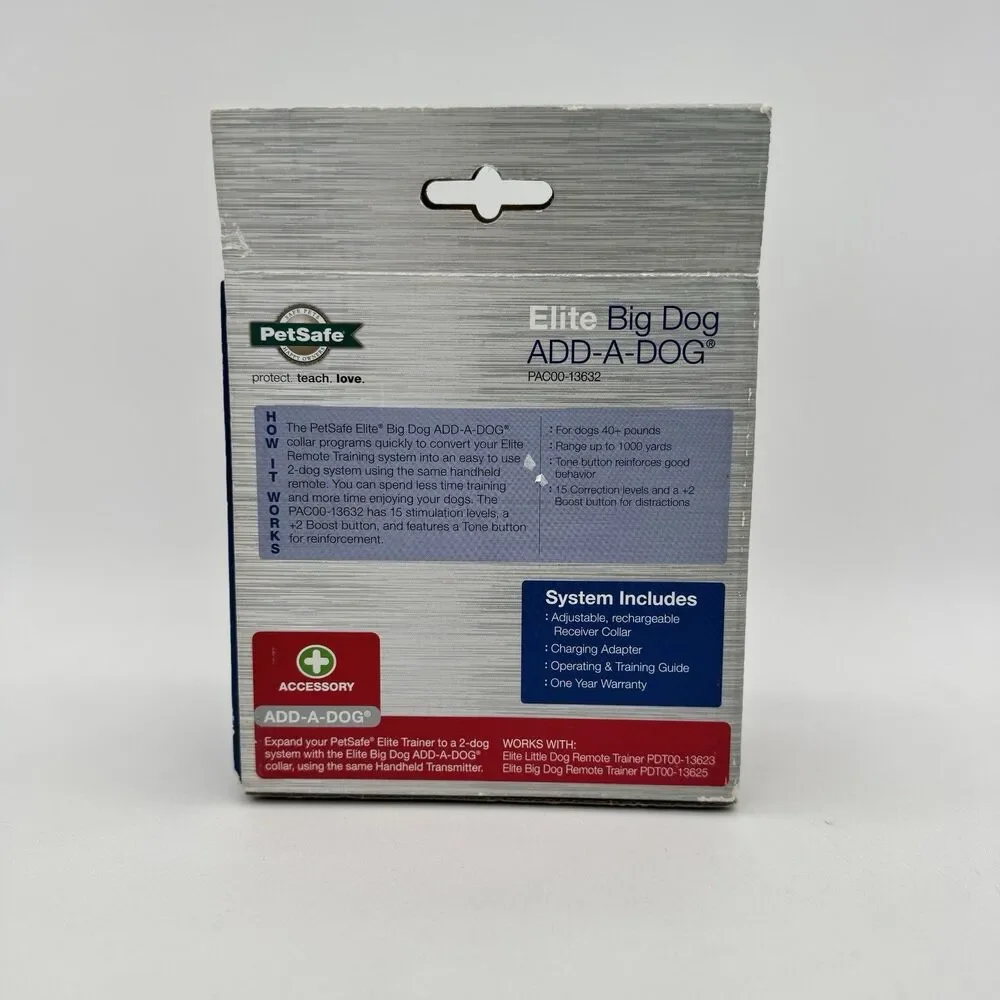PetSafe Elite Little Dog Shock Extra Dog Add-A-Collar Receiver 1000 PAC00-13632